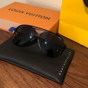 Quay Vivienne Aviator Sunglasses